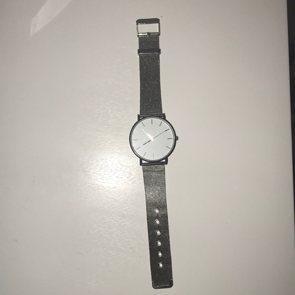 Silver watch